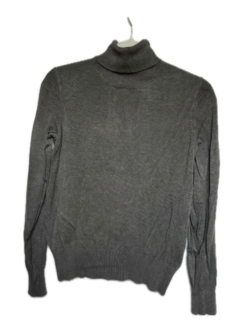 Grey Turtleneck Sweater